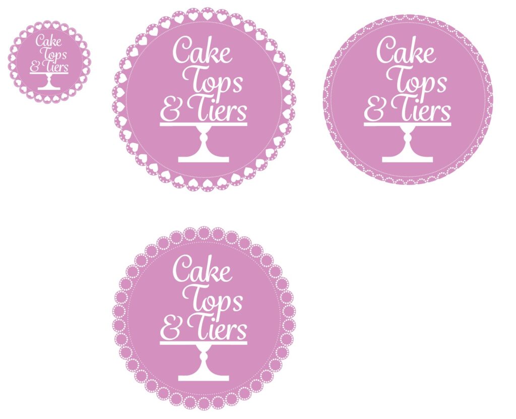 Graphic design example – cake company logo